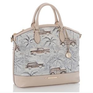 NWT Brahmin Large Duxbury Satchel Ivory Copa Cabana